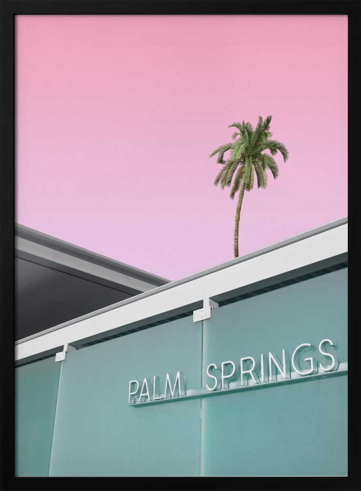 Welcome to Palm Springs - Stretched Canvas, Poster or Fine Art Print I Heart Wall Art