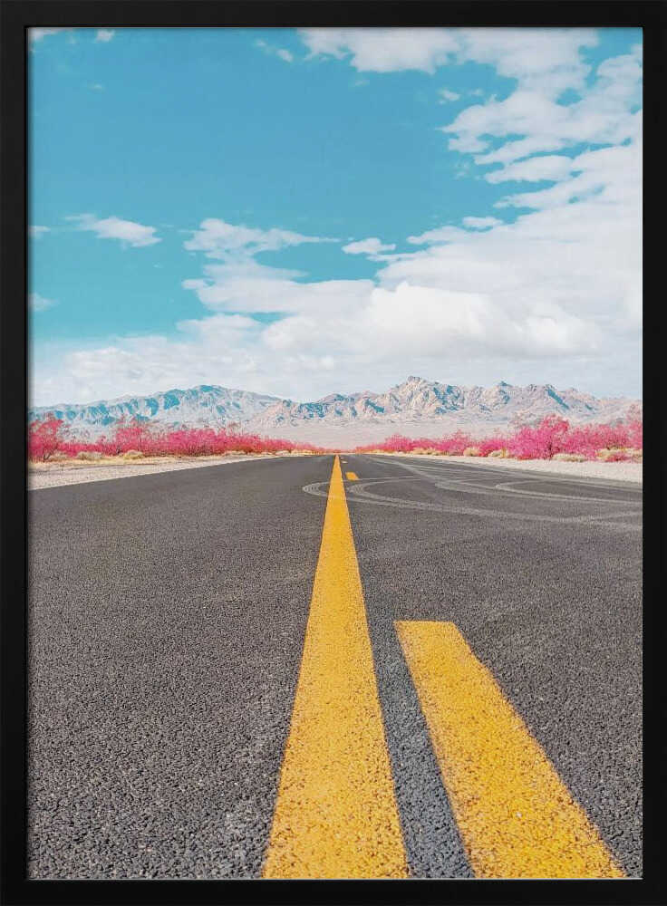 Road to Death Valley - Stretched Canvas, Poster or Fine Art Print I Heart Wall Art