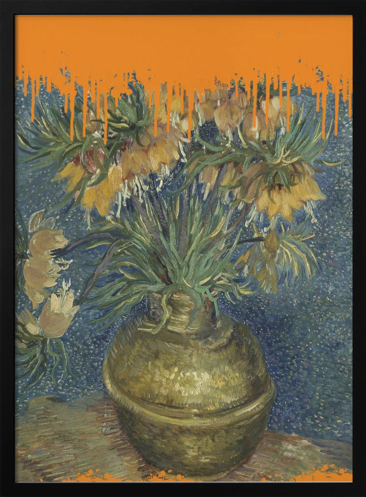 Collage Sunflowers and the splash Van Gogh - Stretched Canvas, Poster or Fine Art Print I Heart Wall Art