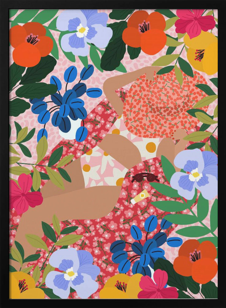 9933x14043 Din 82 Sleeping Under the Sun - Stretched Canvas, Poster or Fine Art Print I Heart Wall Art