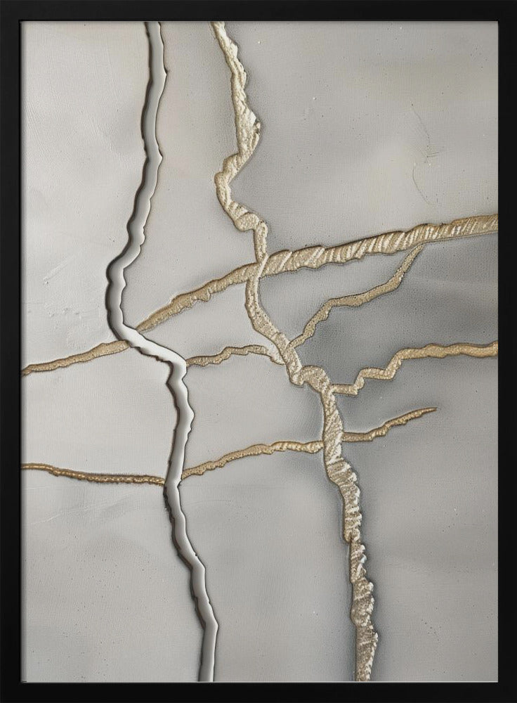 Metallic landscape nº1 - Stretched Canvas, Poster or Fine Art Print I Heart Wall Art