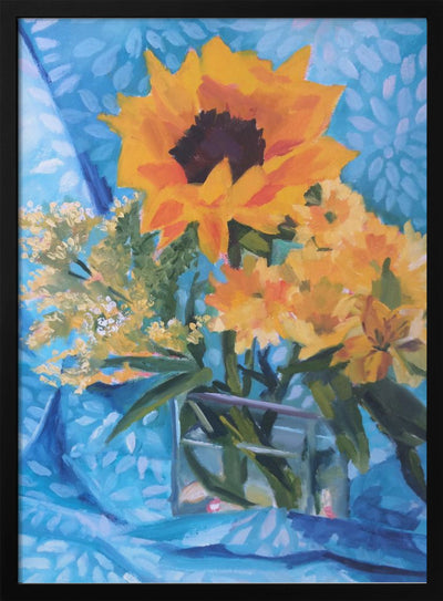 Summer Flowers - Stretched Canvas, Poster or Fine Art Print I Heart Wall Art