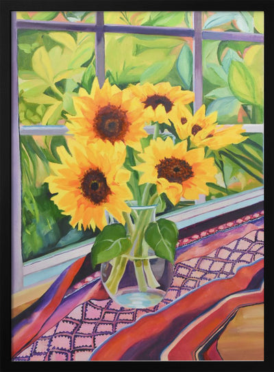 Sunflowers - Stretched Canvas, Poster or Fine Art Print I Heart Wall Art