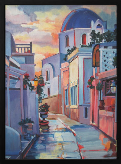 Greek Church - Stretched Canvas, Poster or Fine Art Print I Heart Wall Art