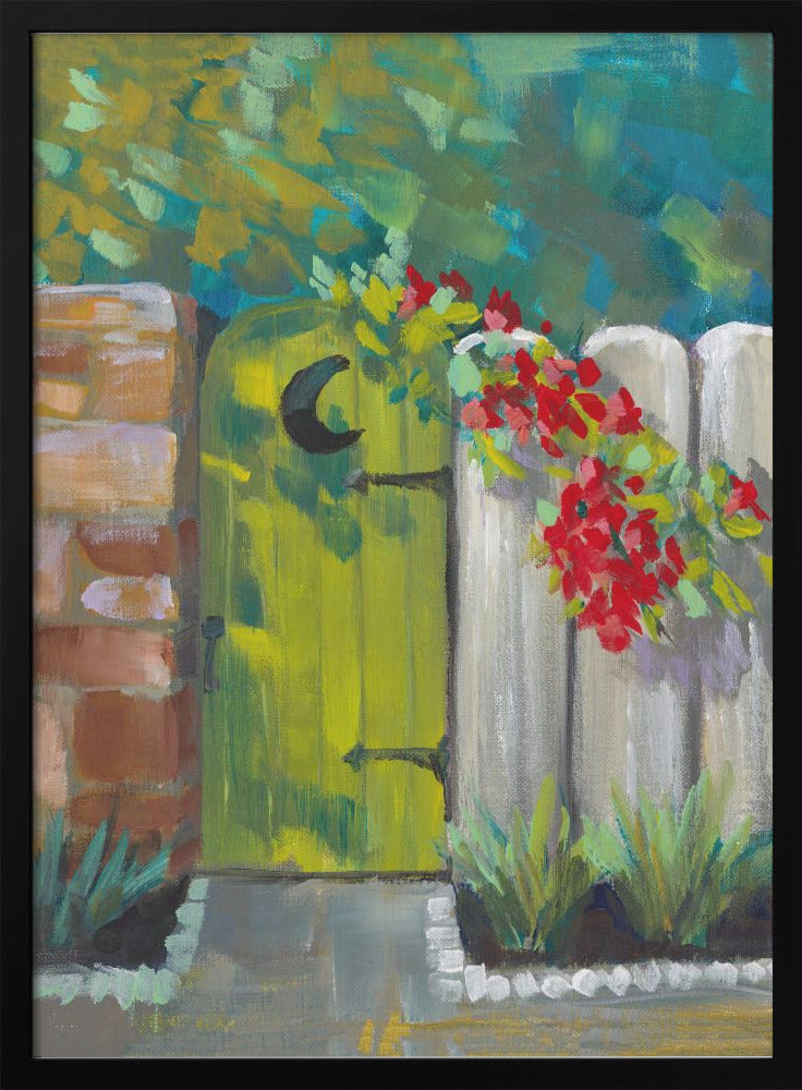 Moon Door - Stretched Canvas, Poster or Fine Art Print I Heart Wall Art