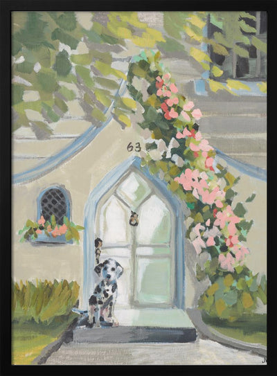 White Door - Stretched Canvas, Poster or Fine Art Print I Heart Wall Art