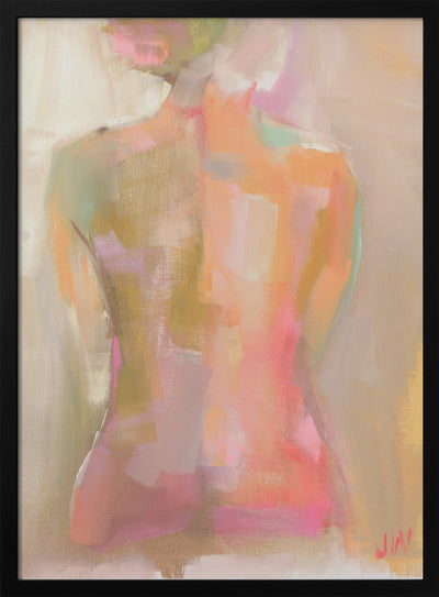 Woman S Back - Stretched Canvas, Poster or Fine Art Print I Heart Wall Art