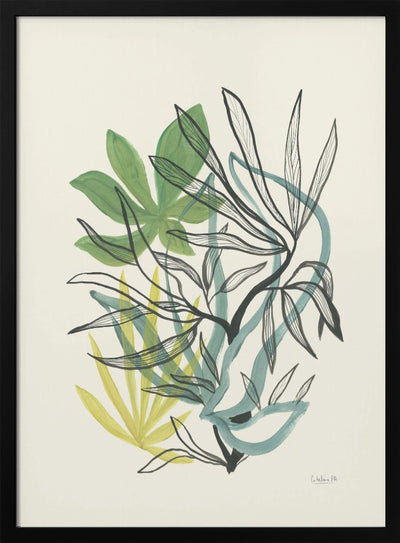 Foliage N.4 - Stretched Canvas, Poster or Fine Art Print I Heart Wall Art