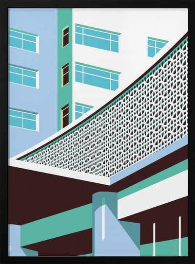 Miami Sherryfontenac - Stretched Canvas, Poster or Fine Art Print I Heart Wall Art