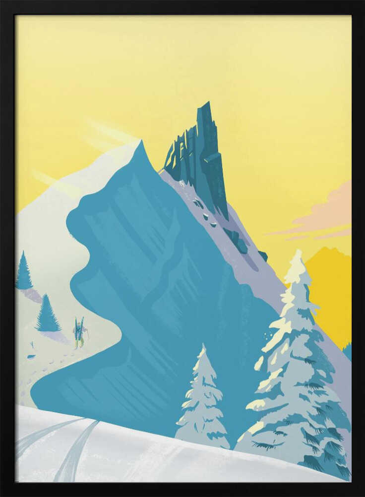 Virgin Powder - Stretched Canvas, Poster or Fine Art Print