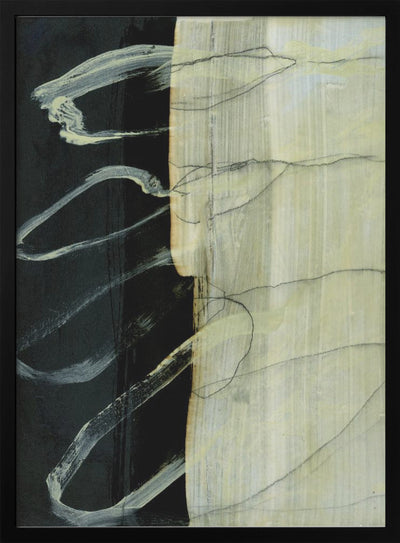 Gestural Abstract - Stretched Canvas, Poster or Fine Art Print I Heart Wall Art