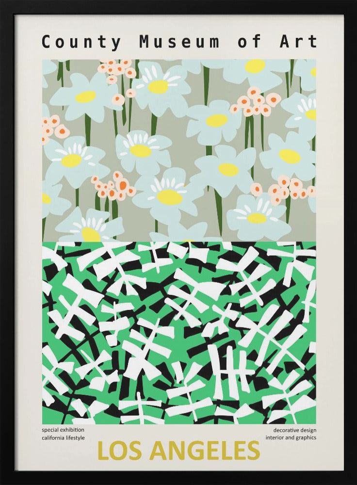 County Museum of Art Los Angeles - Stretched Canvas, Poster or Fine Art Print I Heart Wall Art