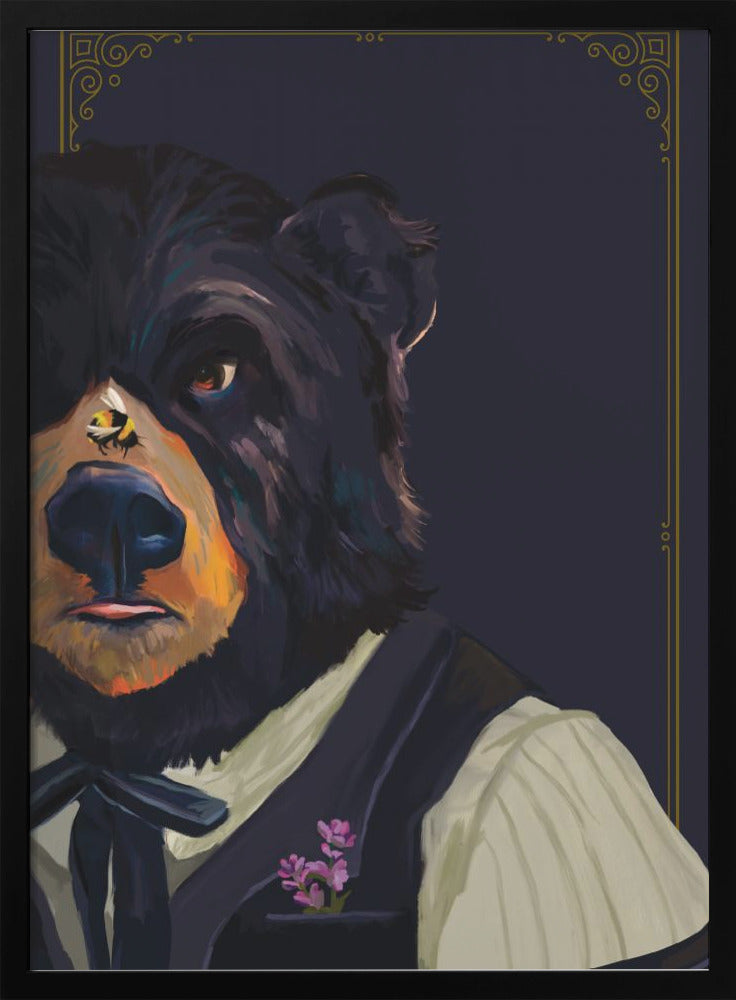 Bear - Stretched Canvas, Poster or Fine Art Print I Heart Wall Art