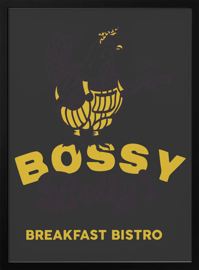 Bossy.png - Stretched Canvas, Poster or Fine Art Print I Heart Wall Art