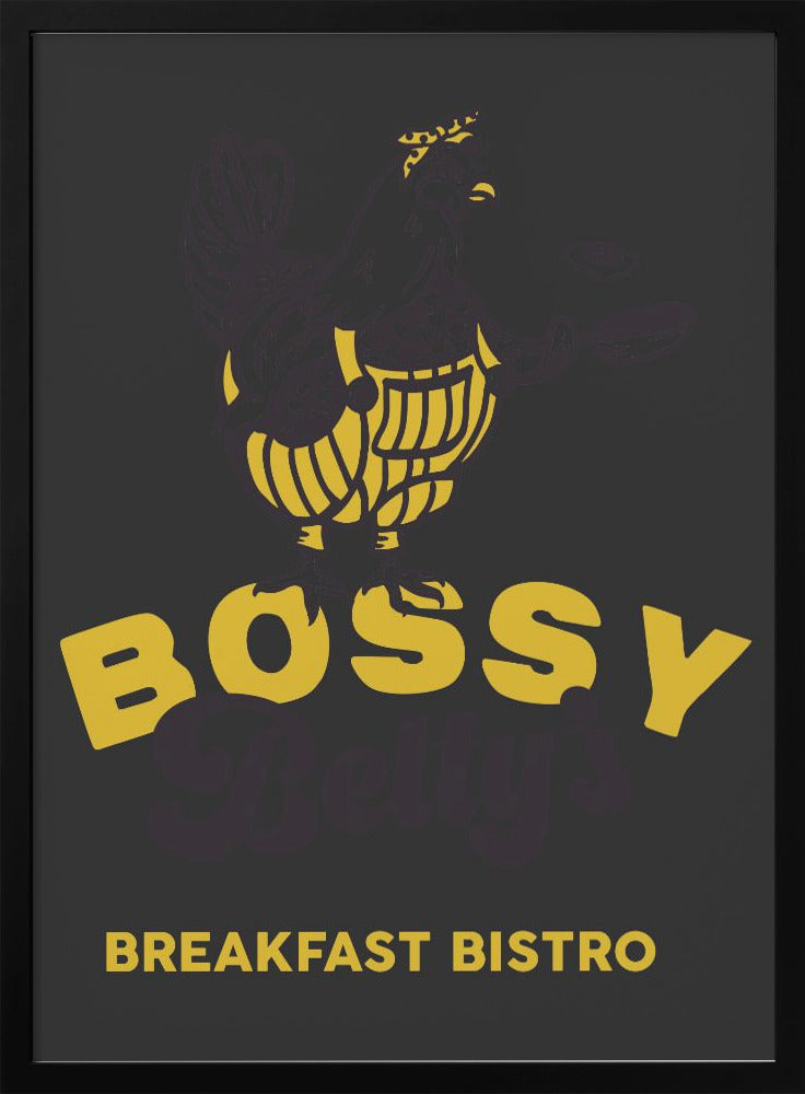 Bossy.png - Stretched Canvas, Poster or Fine Art Print I Heart Wall Art