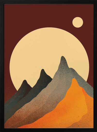 Peaks of autumn - Stretched Canvas, Poster or Fine Art Print I Heart Wall Art