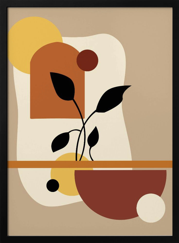 Geometric Modern Art - Stretched Canvas, Poster or Fine Art Print I Heart Wall Art