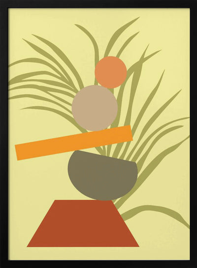 Abstract Botanical Delight - Stretched Canvas, Poster or Fine Art Print I Heart Wall Art