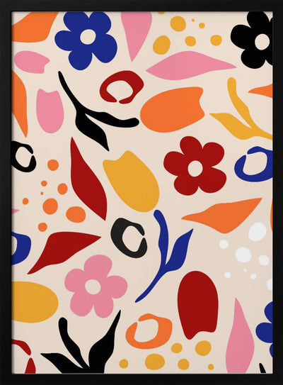 Swaying Petals - Stretched Canvas, Poster or Fine Art Print I Heart Wall Art