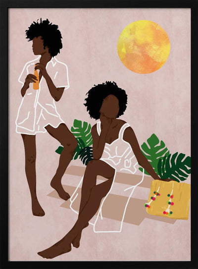 Sunlit Queens - Stretched Canvas, Poster or Fine Art Print I Heart Wall Art