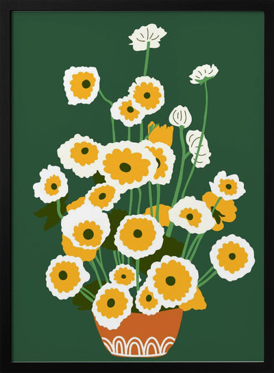 Brown Pot - Stretched Canvas, Poster or Fine Art Print I Heart Wall Art