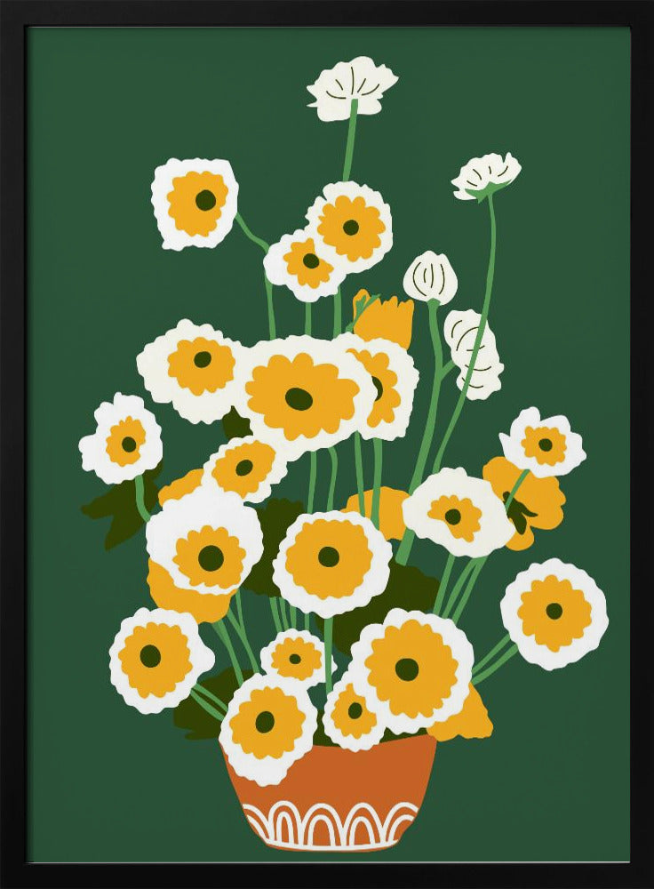 Brown Pot - Stretched Canvas, Poster or Fine Art Print I Heart Wall Art