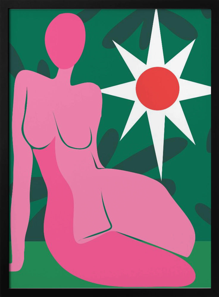 Pink Reverie - Stretched Canvas, Poster or Fine Art Print I Heart Wall Art