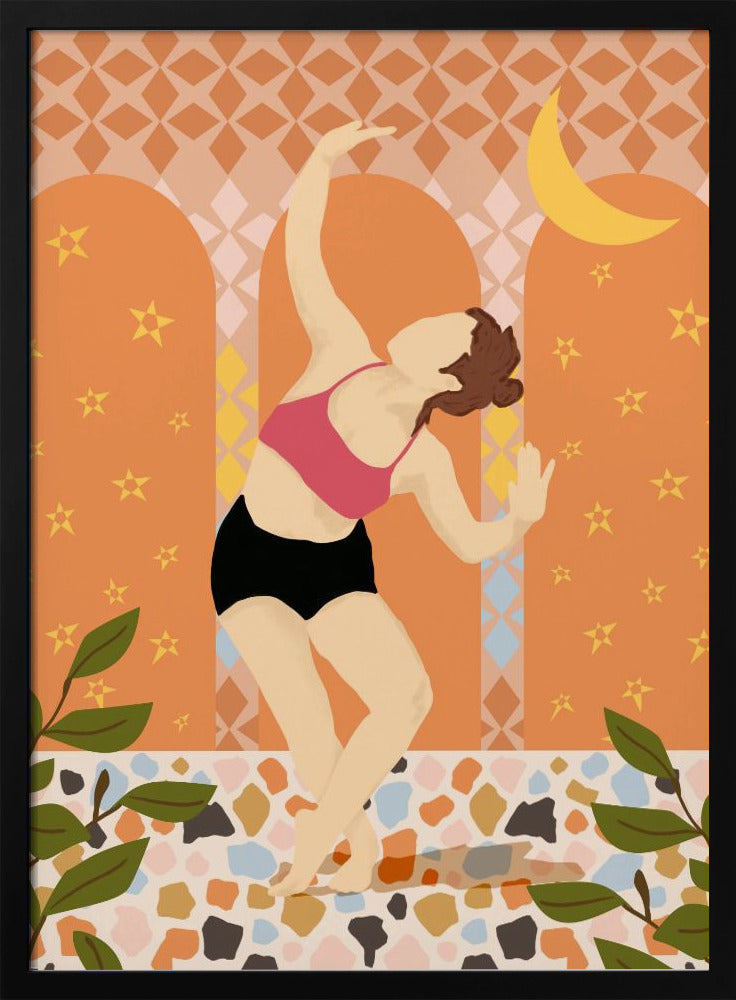 Moonlit Dance - Stretched Canvas, Poster or Fine Art Print I Heart Wall Art