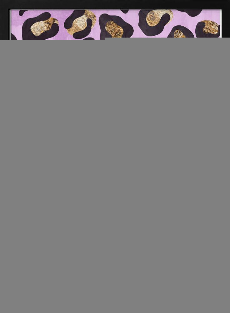 Leopard Print Leopard Pink - Stretched Canvas, Poster or Fine Art Print I Heart Wall Art