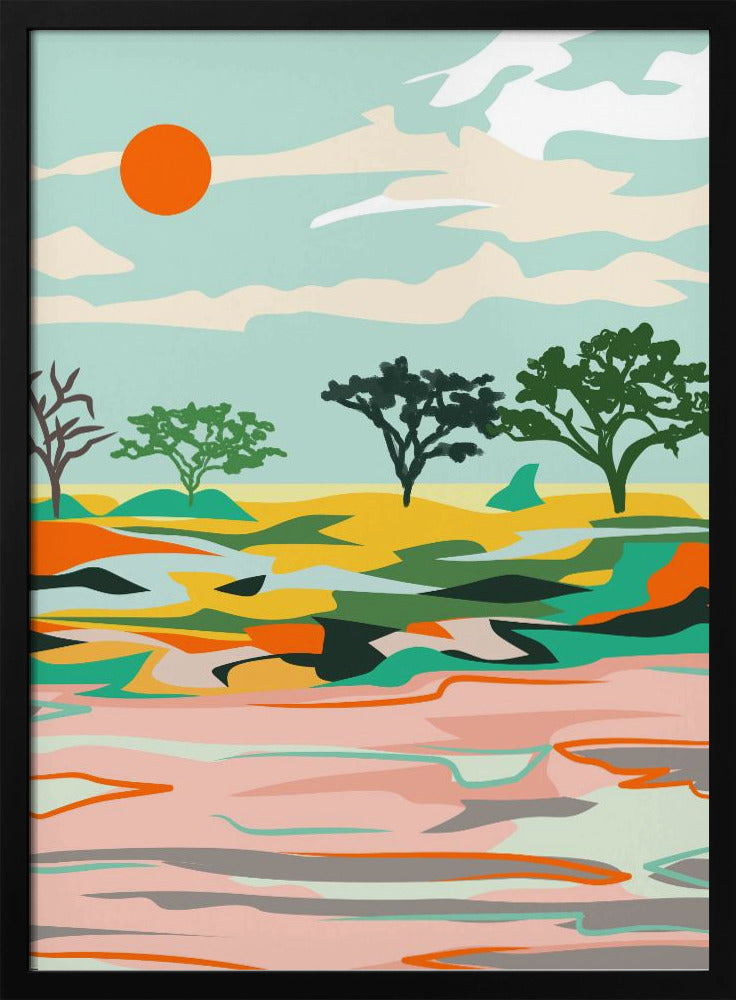 Echoes of the Sahara - Stretched Canvas, Poster or Fine Art Print I Heart Wall Art