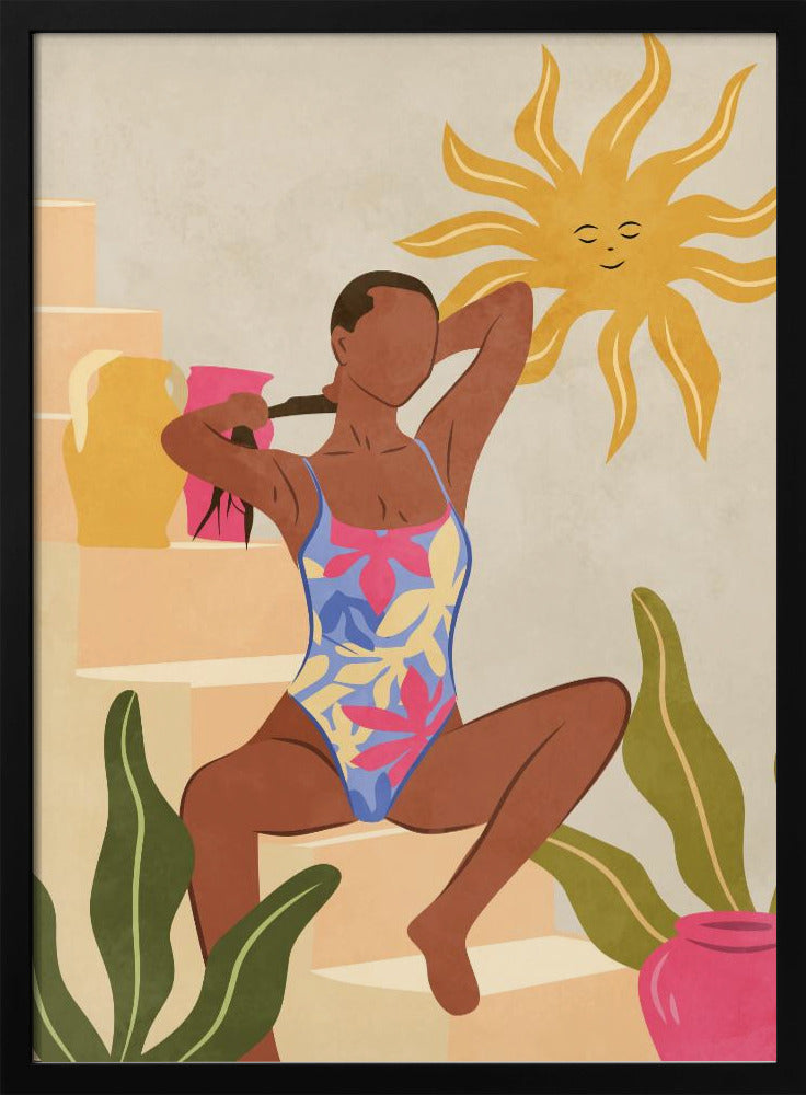 Beneath the Smiling Sun - Stretched Canvas, Poster or Fine Art Print I Heart Wall Art