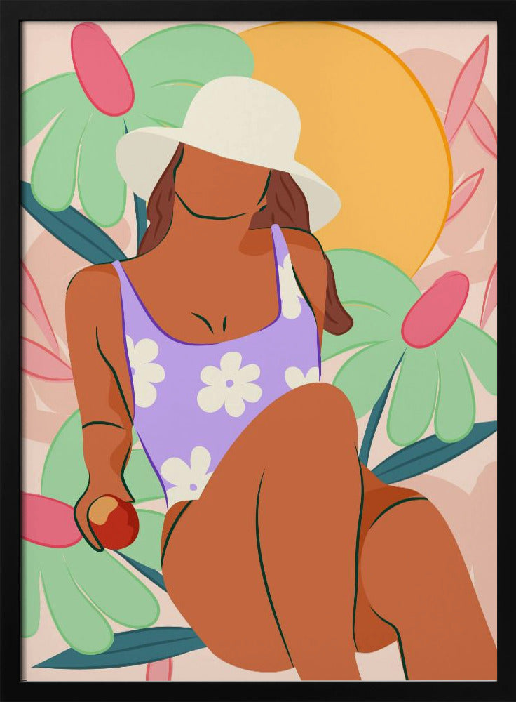 Flower Fields and Sunshine - Stretched Canvas, Poster or Fine Art Print I Heart Wall Art