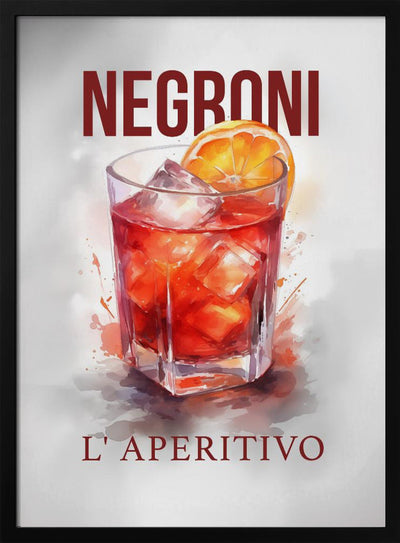 Negroni - Stretched Canvas, Poster or Fine Art Print I Heart Wall Art