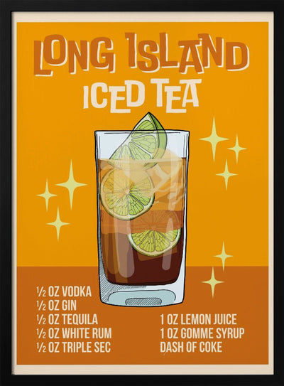 Long Island Iced Tea - Stretched Canvas, Poster or Fine Art Print I Heart Wall Art