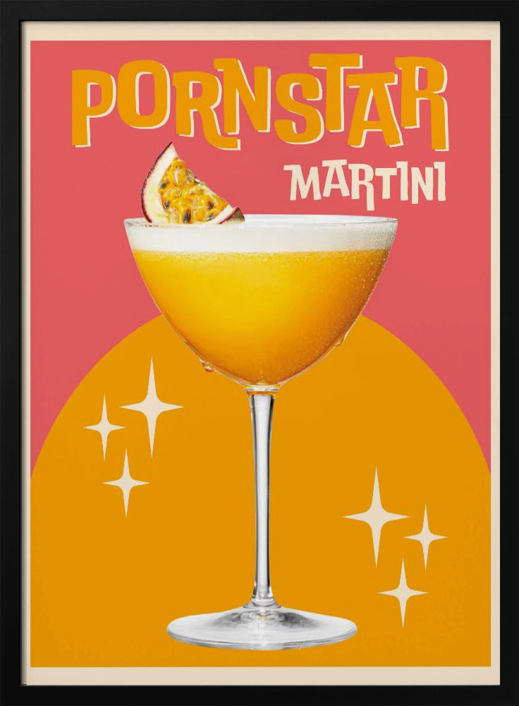Pornstar Martini - Stretched Canvas, Poster or Fine Art Print I Heart Wall Art