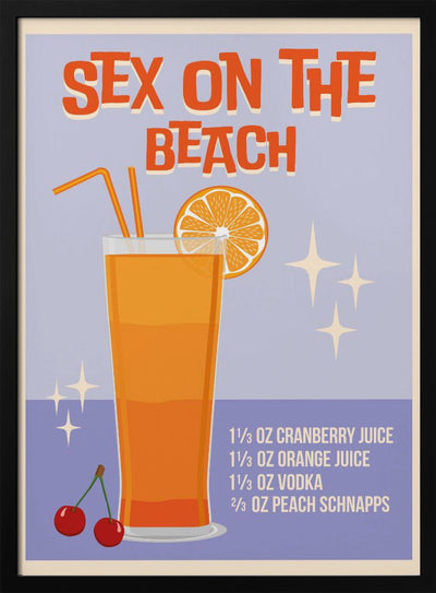 Sex on the Beach - Stretched Canvas, Poster or Fine Art Print I Heart Wall Art