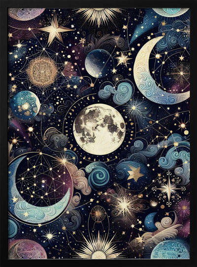 Lunar Magic - Stretched Canvas, Poster or Fine Art Print I Heart Wall Art