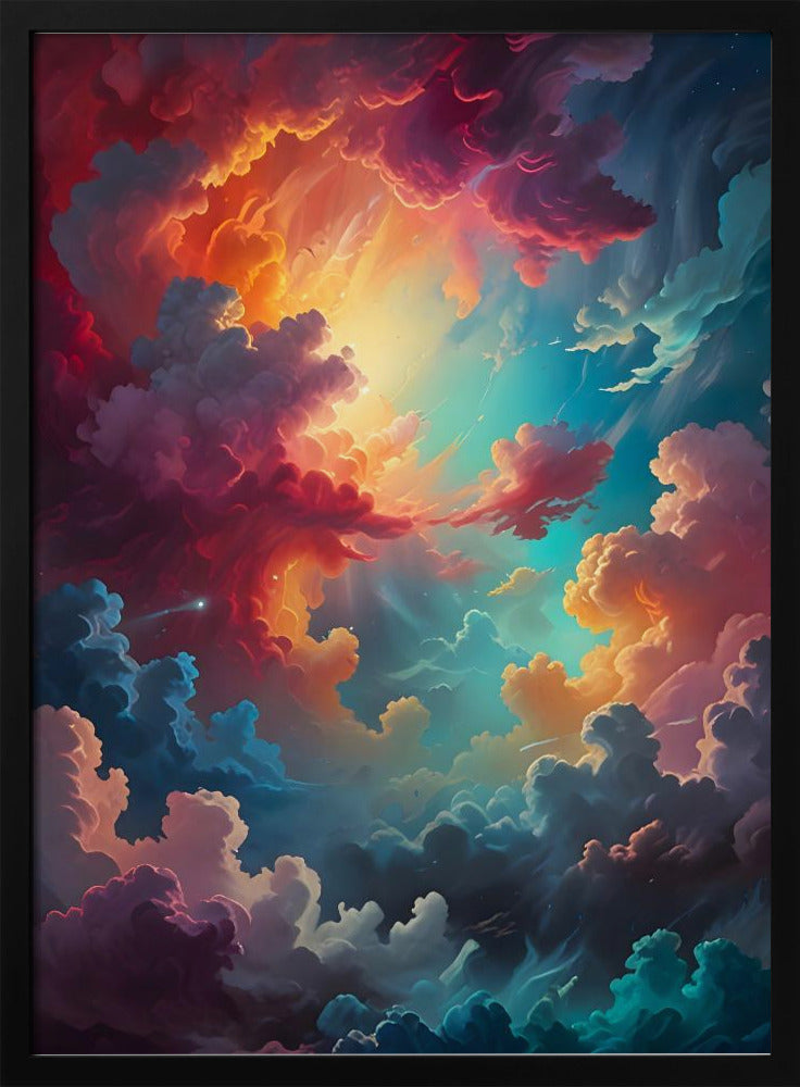 Aurora In the Clouds - Stretched Canvas, Poster or Fine Art Print I Heart Wall Art