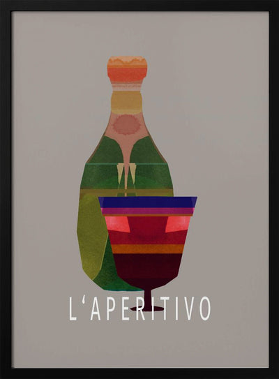 L&#039;Aperitivo 3 - Stretched Canvas, Poster or Fine Art Print I Heart Wall Art