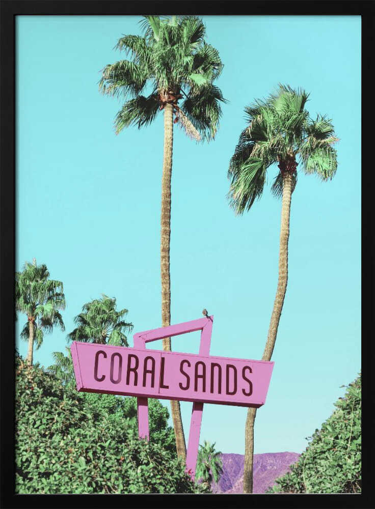 Retro Paradise Vibes - Stretched Canvas, Poster or Fine Art Print I Heart Wall Art