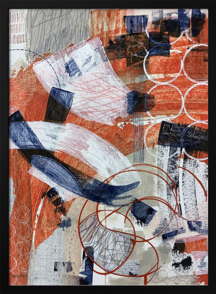 Vibrant Chaos - Stretched Canvas, Poster or Fine Art Print I Heart Wall Art