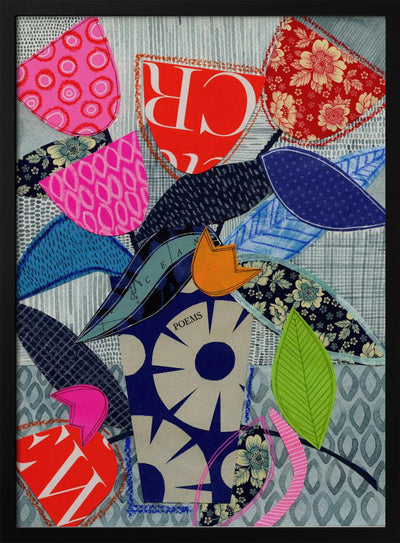 Vibrant Petals - Stretched Canvas, Poster or Fine Art Print I Heart Wall Art