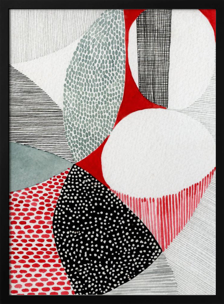 Geometric Patterns And Vivid Colors - Stretched Canvas, Poster or Fine Art Print I Heart Wall Art