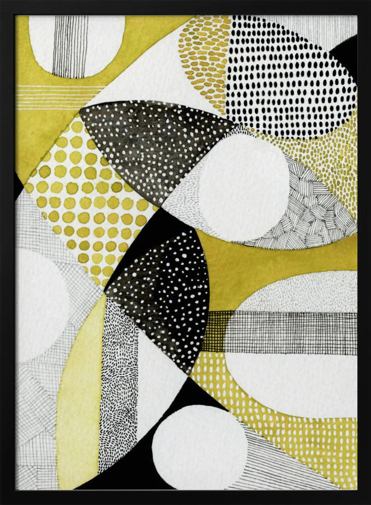 Geometric Harmony - Stretched Canvas, Poster or Fine Art Print I Heart Wall Art