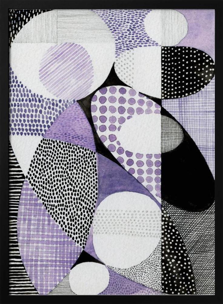 Dynamic Geometric Patterns - Stretched Canvas, Poster or Fine Art Print I Heart Wall Art