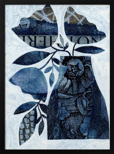 Indigo Blue Tulips - Stretched Canvas, Poster or Fine Art Print I Heart Wall Art