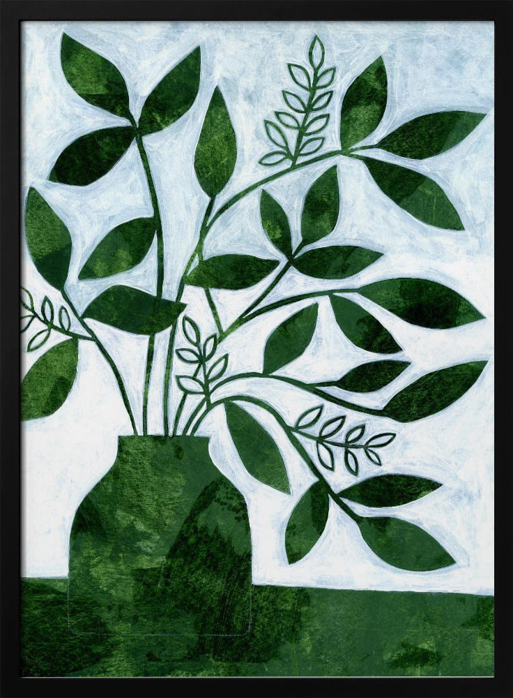 Green Leaves Still Leaves - Stretched Canvas, Poster or Fine Art Print I Heart Wall Art