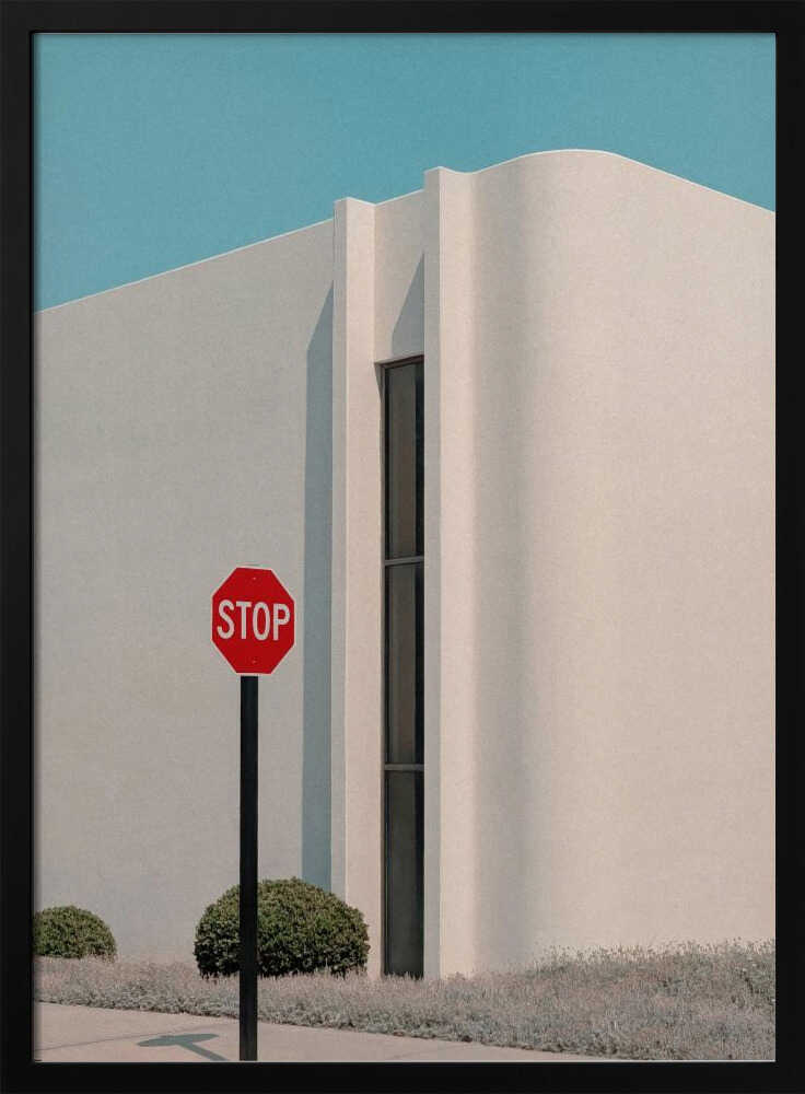 Stopped for the view - Stretched Canvas, Poster or Fine Art Print I Heart Wall Art