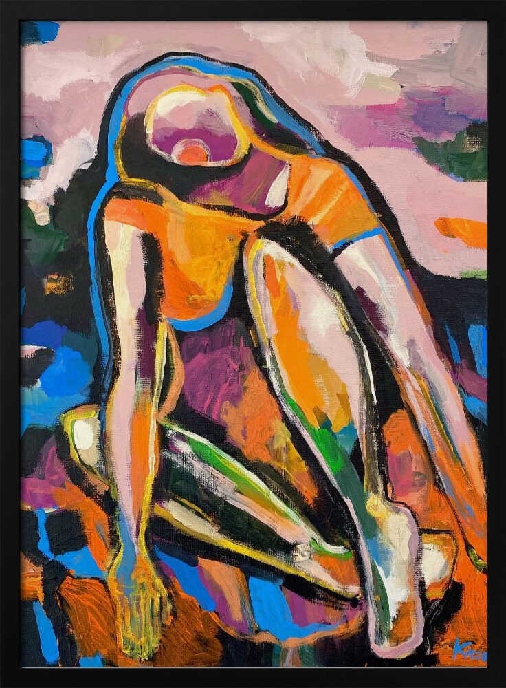 “Here I Glow” - Stretched Canvas, Poster or Fine Art Print