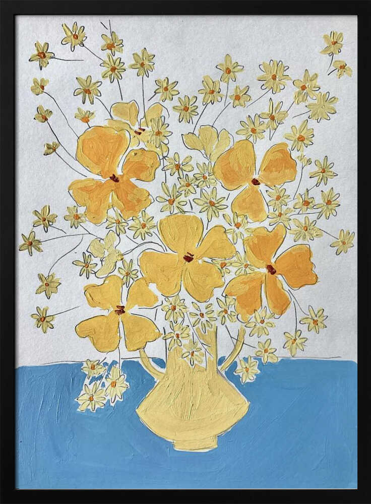 Yellow - Stretched Canvas, Poster or Fine Art Print